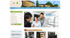 Desktop Screenshot of loreeverte-immobilier.com